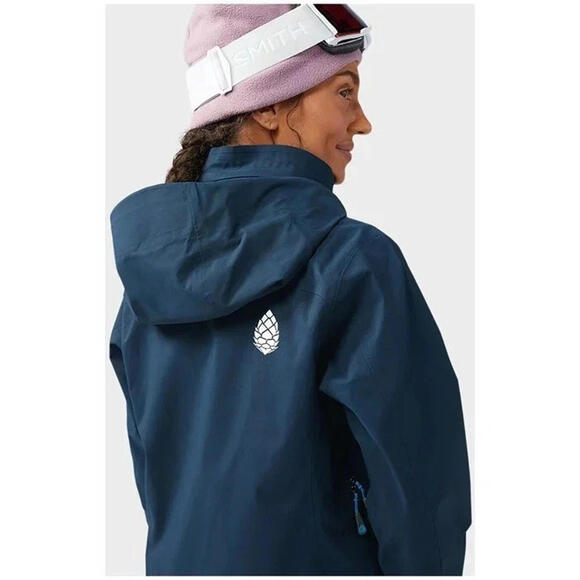 $465 Womens Stio Environ Jacket Full Zip Hooded Mountain Shadow Blue Size XL - Picture 3 of 9